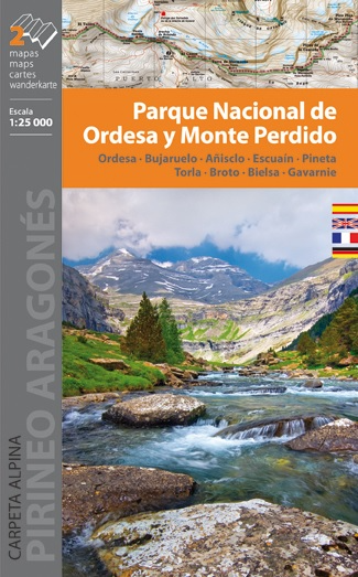 Carte randonnée Alpina Ordesa Monte Perdido